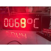 Bảng led hiển thị nhiệt độ 12 inch màu đỏ led 7 đoạn