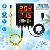 TTP-TH-23M bộ cảnh báo rò rỉ nước và nhiệt độ độ ẩm 3 trong 1